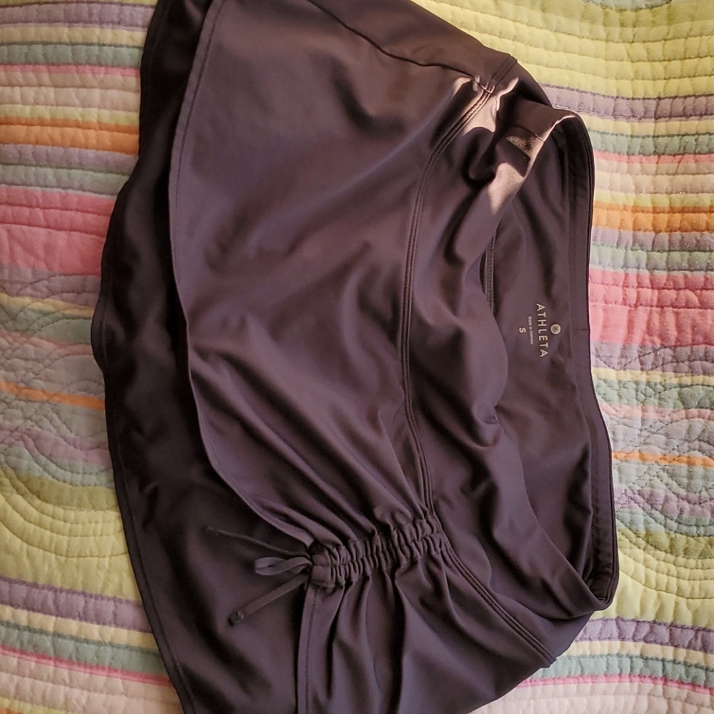 Athleta great scrunched running skirt